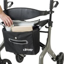 AeroWalk Ultra-Lite Rollator Rolling Walker (Grey)_image_17