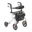 AeroWalk Ultra-Lite Rollator Rolling Walker (WHITE)_image_12