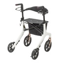 AeroWalk Ultra-Lite Rollator Rolling Walker (WHITE)_image_13