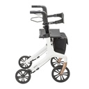 AeroWalk Ultra-Lite Rollator Rolling Walker (WHITE)_image_14