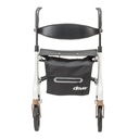 AeroWalk Ultra-Lite Rollator Rolling Walker (WHITE)_image_15