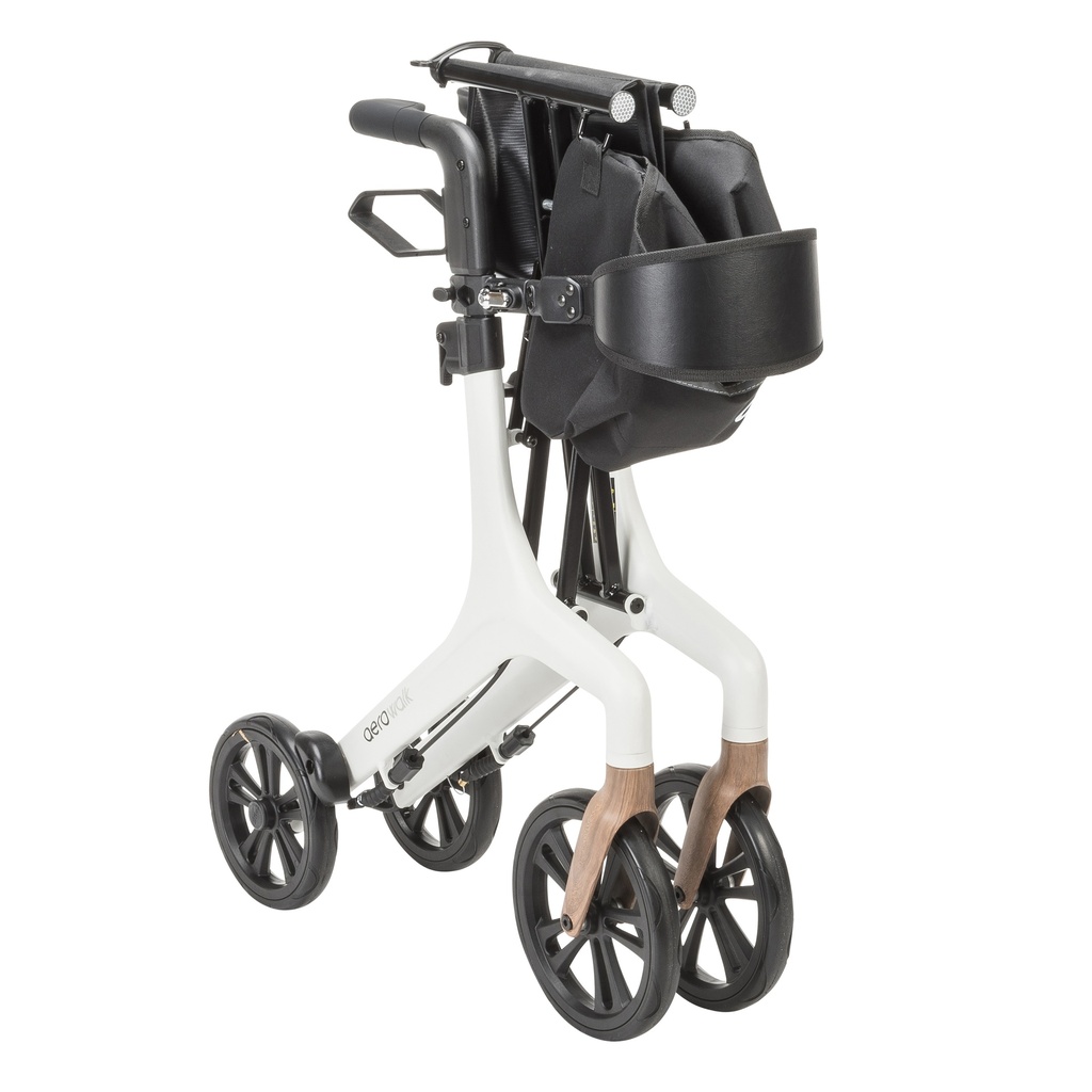 AeroWalk Ultra-Lite Rollator Rolling Walker (WHITE)_image_16