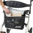 AeroWalk Ultra-Lite Rollator Rolling Walker (WHITE)_image_18