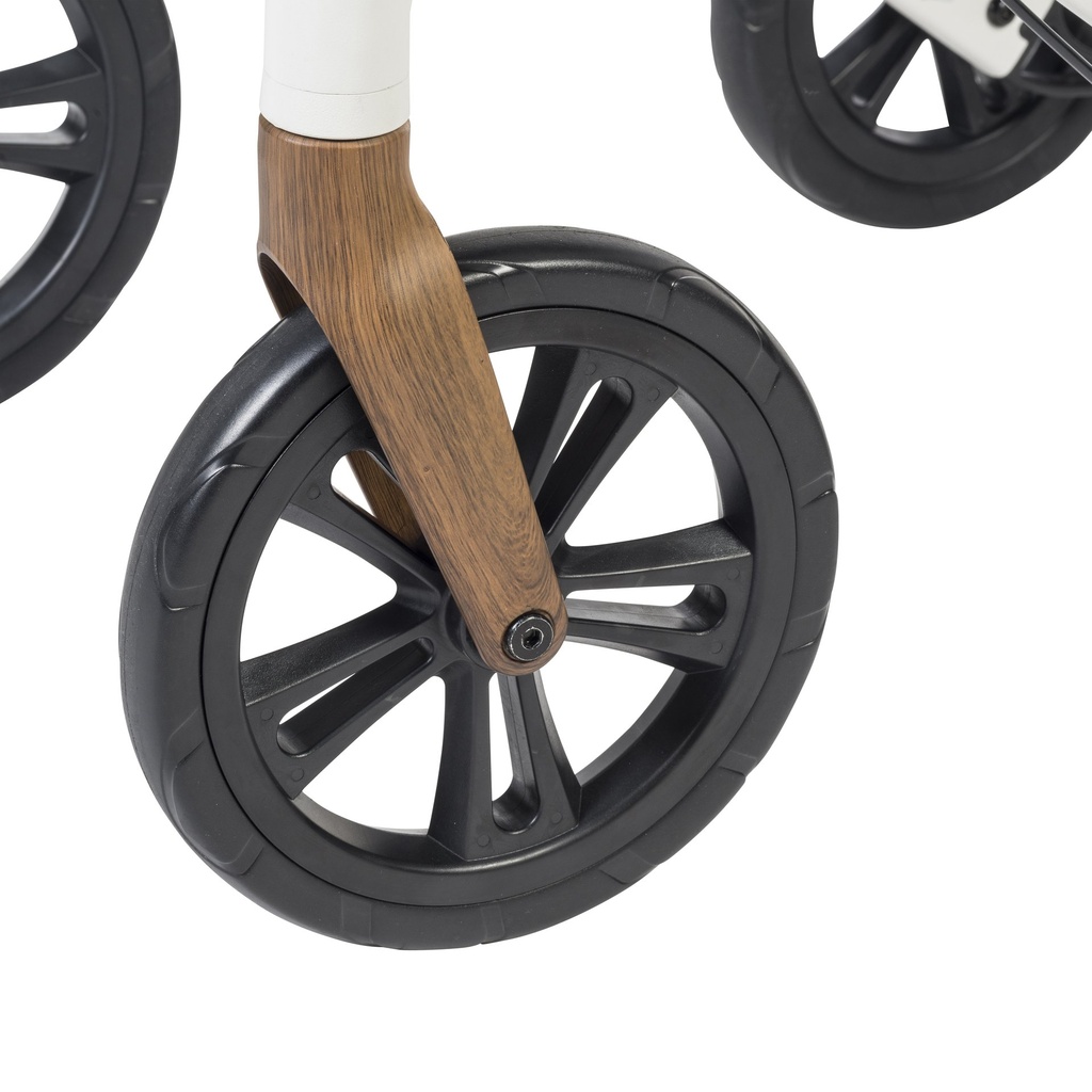 AeroWalk Ultra-Lite Rollator Rolling Walker (WHITE)_image_19