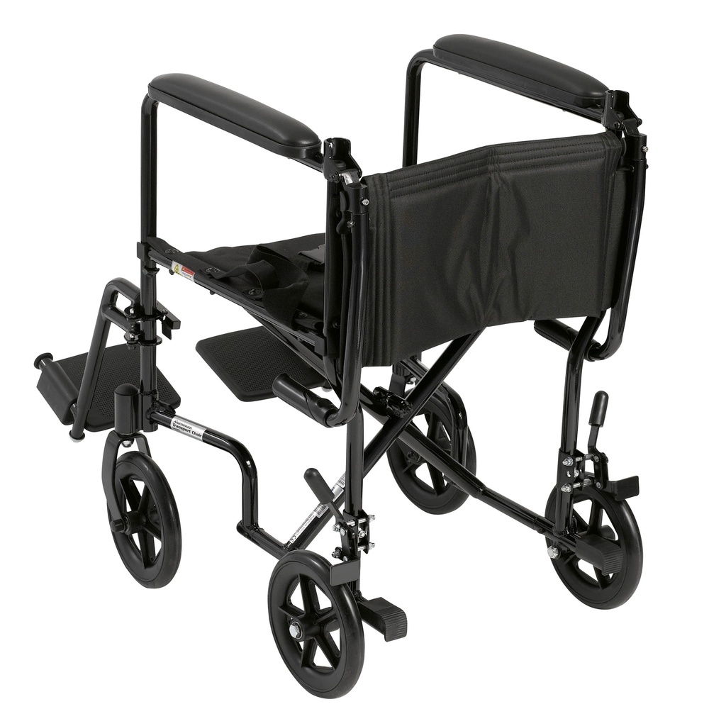Lightweight Transport Wheelchair (BLACK, 17" Seat)_image_11