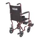 Lightweight Transport Wheelchair (RED, 17" Seat)_image_12