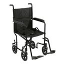 Lightweight Transport Wheelchair (BLACK, 19" Seat)_image_11