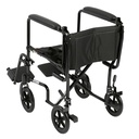 Lightweight Transport Wheelchair (BLACK, 19" Seat)_image_12