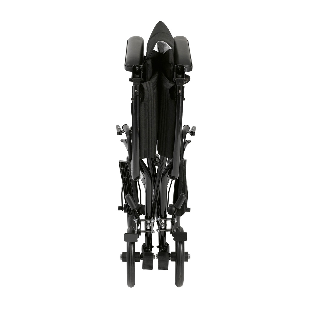 Lightweight Transport Wheelchair (BLACK, 19" Seat)_image_13