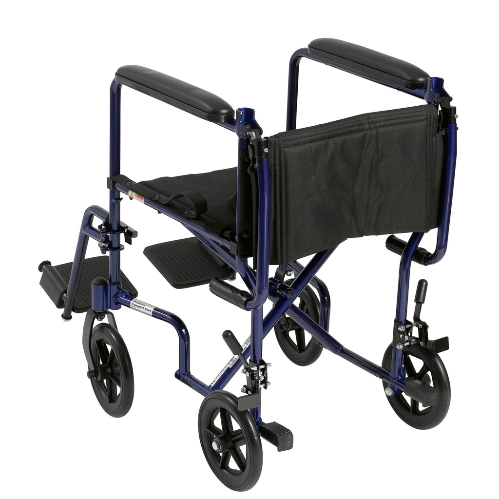 Lightweight Transport Wheelchair (BLUE, 17" Seat)_image_12