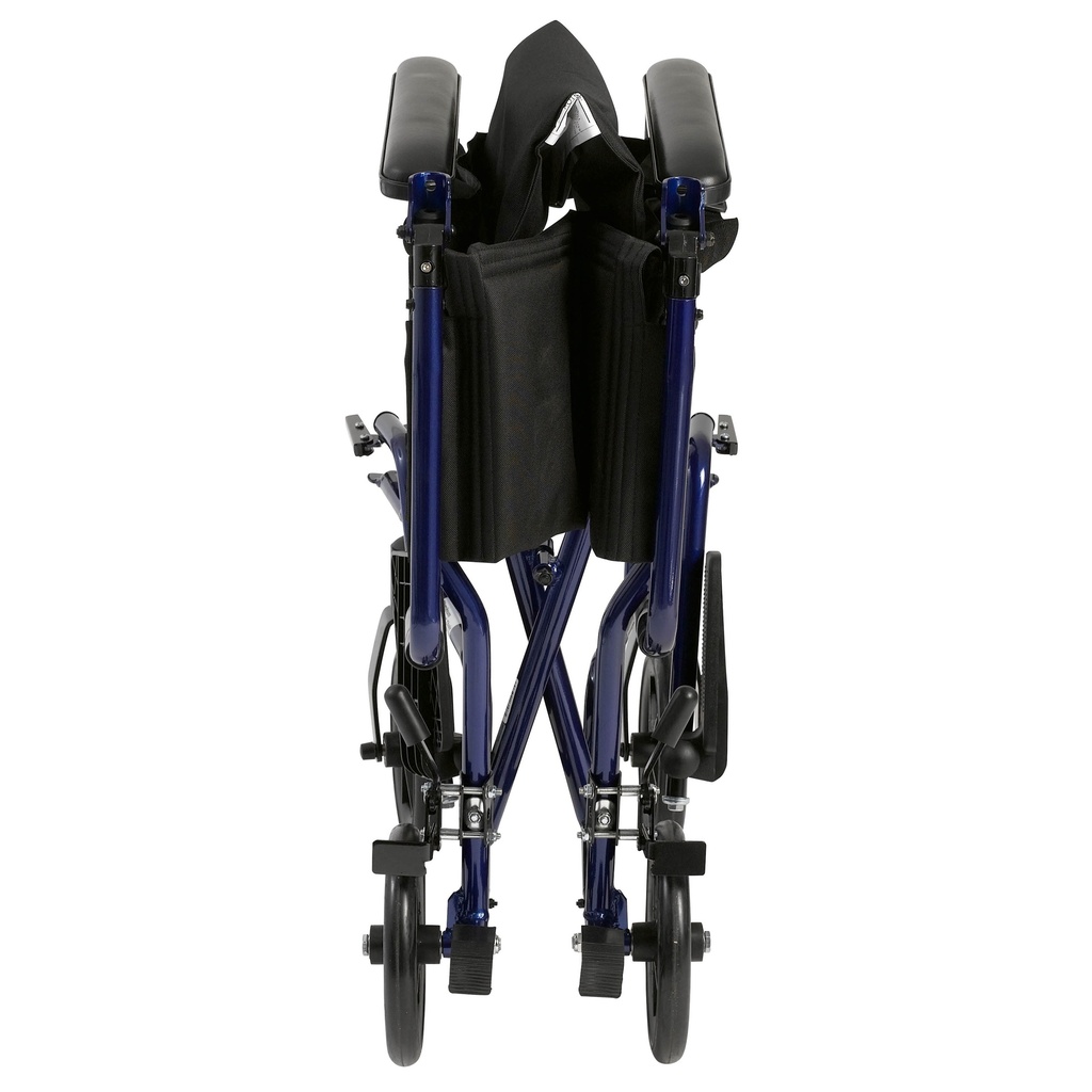 Lightweight Transport Wheelchair (BLUE, 17" Seat)_image_13