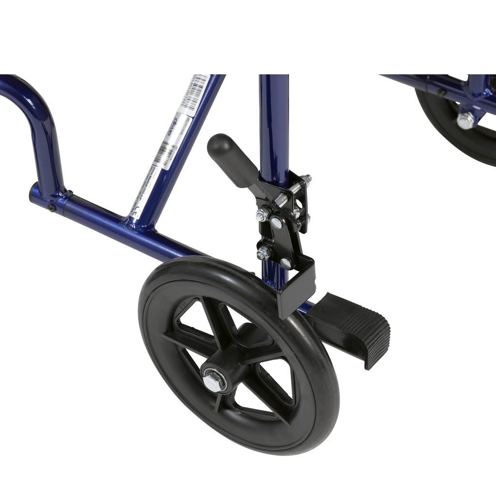 Lightweight Transport Wheelchair (BLUE, 17" Seat)_image_16