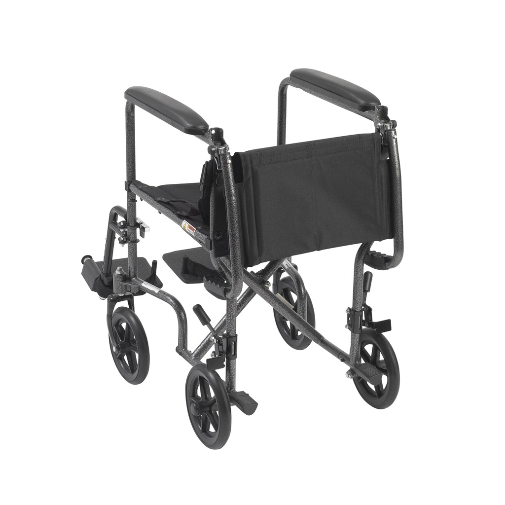 Lightweight Steel Transport Wheelchair (17" Seat)_image_12