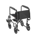 Lightweight Steel Transport Wheelchair (17" Seat)_image_12