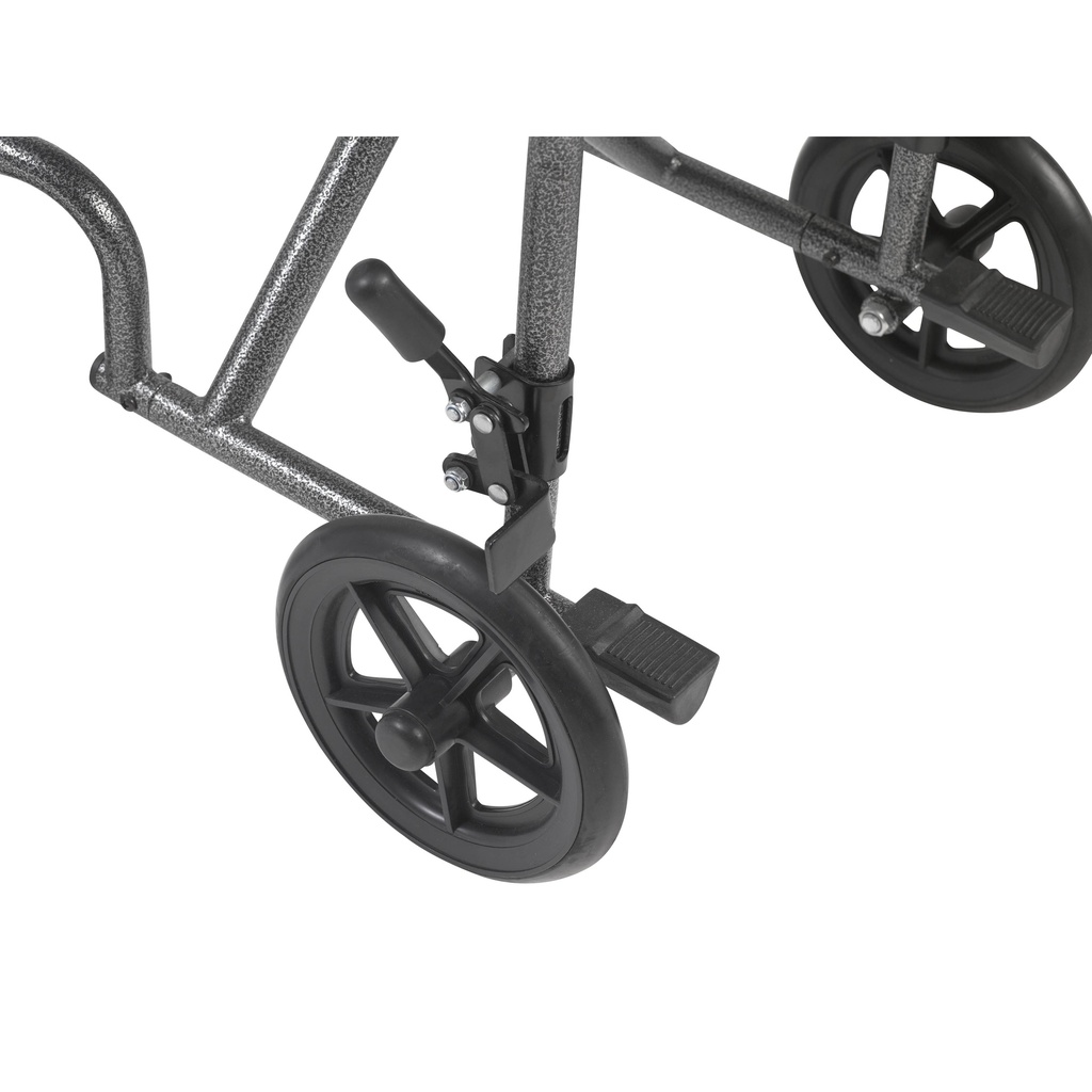 Lightweight Steel Transport Wheelchair (17" Seat)_image_16