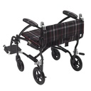 Fly Lite Ultra Lightweight Transport Wheelchair (BLACK)_image_11