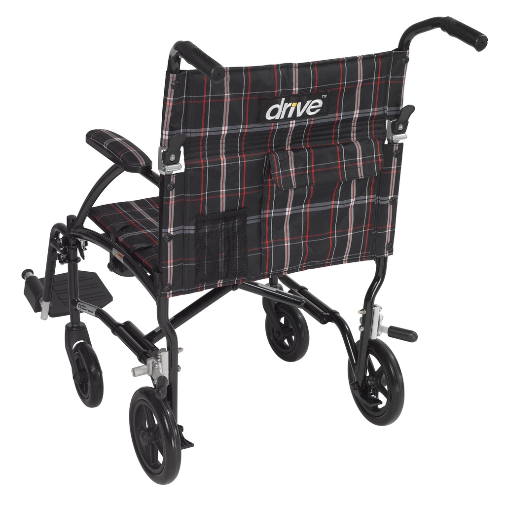 Fly Lite Ultra Lightweight Transport Wheelchair (BLACK)_image_13