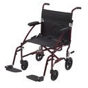 Fly Lite Ultra Lightweight Transport Wheelchair (Burgundy)_image_11