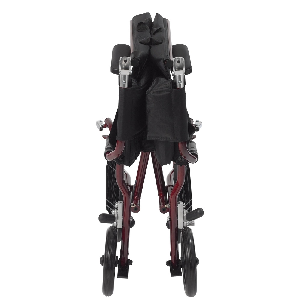 Fly Lite Ultra Lightweight Transport Wheelchair (Burgundy)_image_13