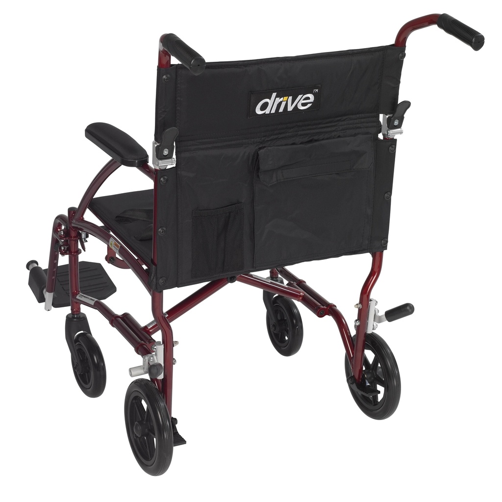 Fly Lite Ultra Lightweight Transport Wheelchair (Burgundy)_image_15