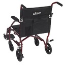 Fly Lite Ultra Lightweight Transport Wheelchair (Burgundy)_image_15