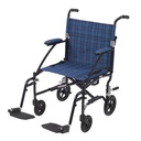 Fly Lite Ultra Lightweight Transport Wheelchair (BLUE)_image_11