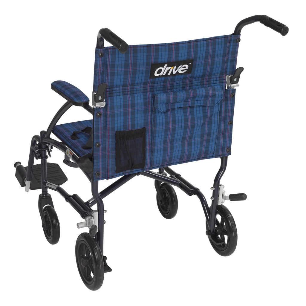 Fly Lite Ultra Lightweight Transport Wheelchair (BLUE)_image_14