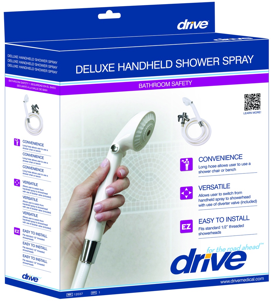 Handheld Shower Head Spray with Diverter Valve_image_13