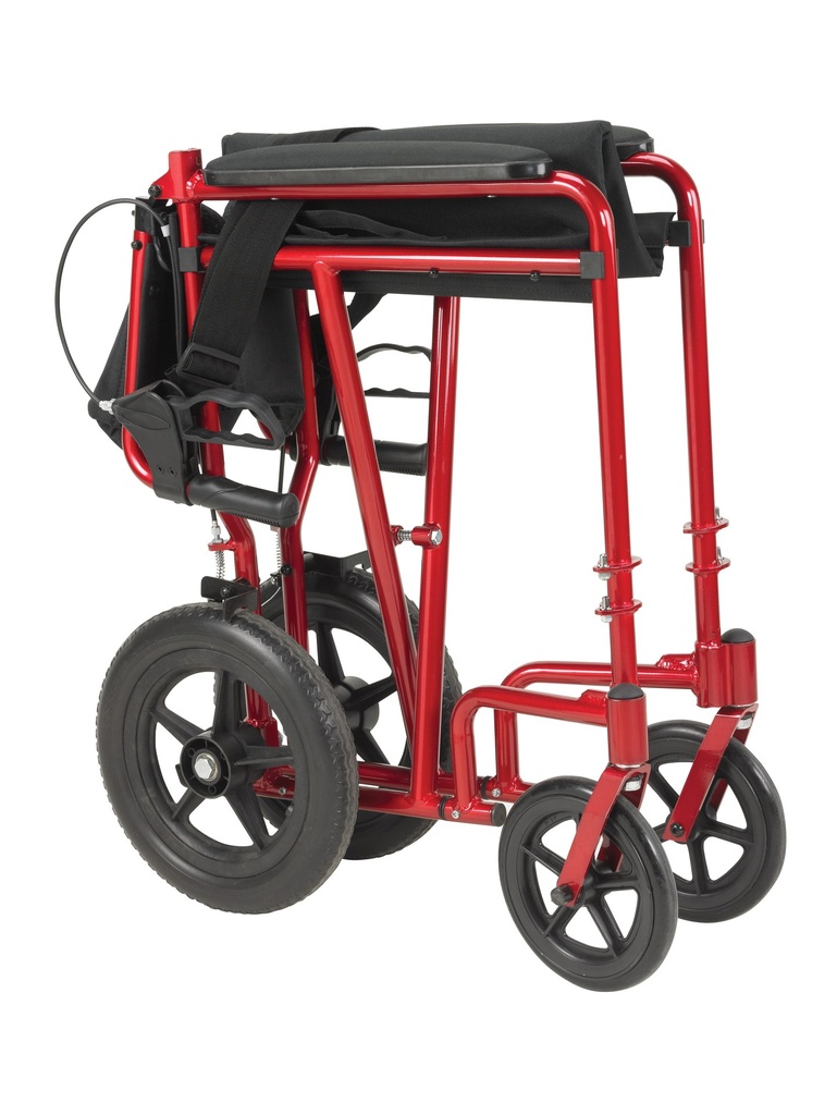Lightweight Expedition Transport Wheelchair with Hand Brakes (RED)_image_12