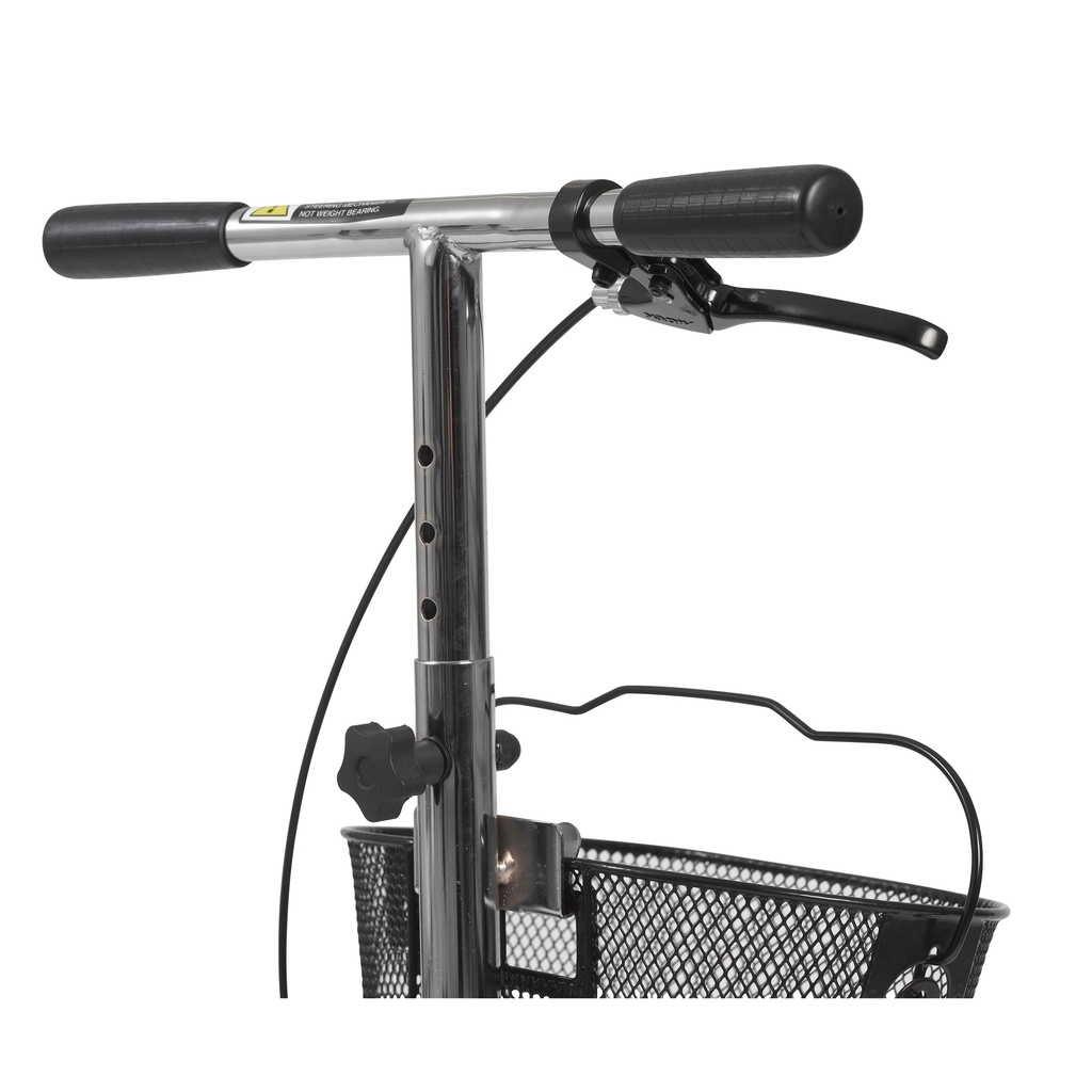 Dual Pad Steerable Knee Walker Knee Scooter with Basket, Alternative to Crutches_image_12