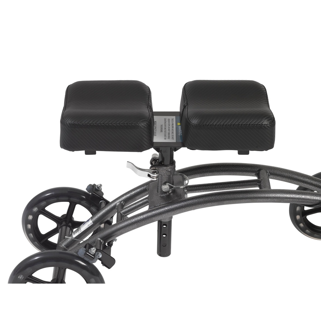 Dual Pad Steerable Knee Walker Knee Scooter with Basket, Alternative to Crutches_image_13