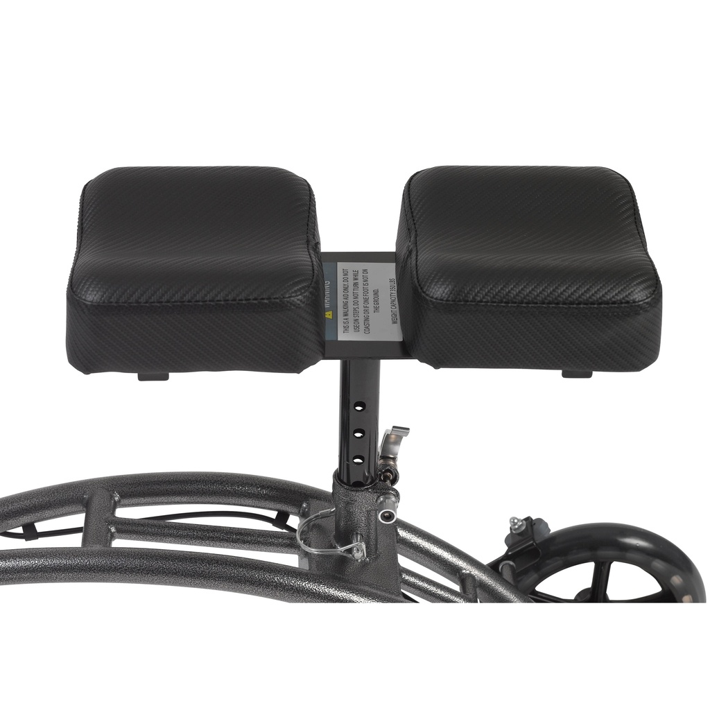 Dual Pad Steerable Knee Walker Knee Scooter with Basket, Alternative to Crutches_image_14