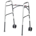 Heavy Duty Bariatric Two Button Walker with Wheels_image_13
