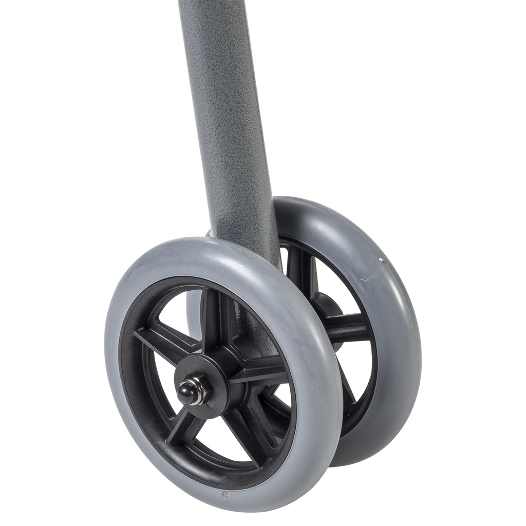 Heavy Duty Bariatric Two Button Walker with Wheels_image_17