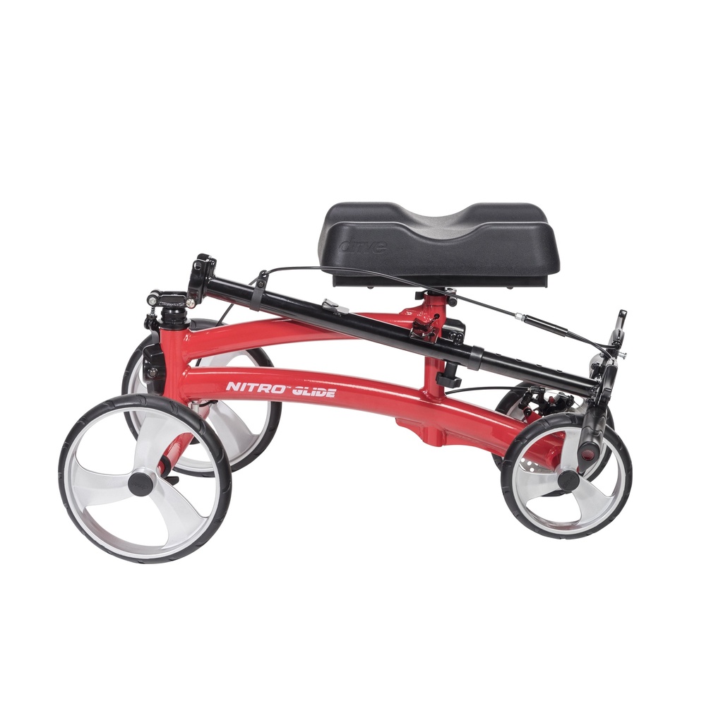 Nitro Glide Knee Walker Knee Scooter Crutch Alternative (RED)_image_15