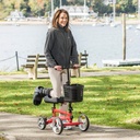 Nitro Glide Knee Walker Knee Scooter Crutch Alternative (RED)_image_17