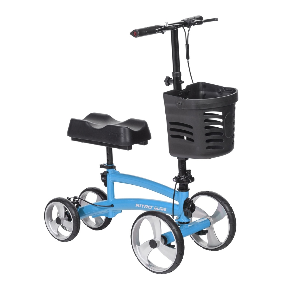Nitro Glide Knee Walker Knee Scooter Crutch Alternative (BLUE)_image_11