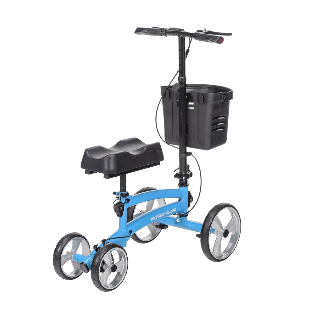 Nitro Glide Knee Walker Knee Scooter Crutch Alternative (BLUE)_image_15