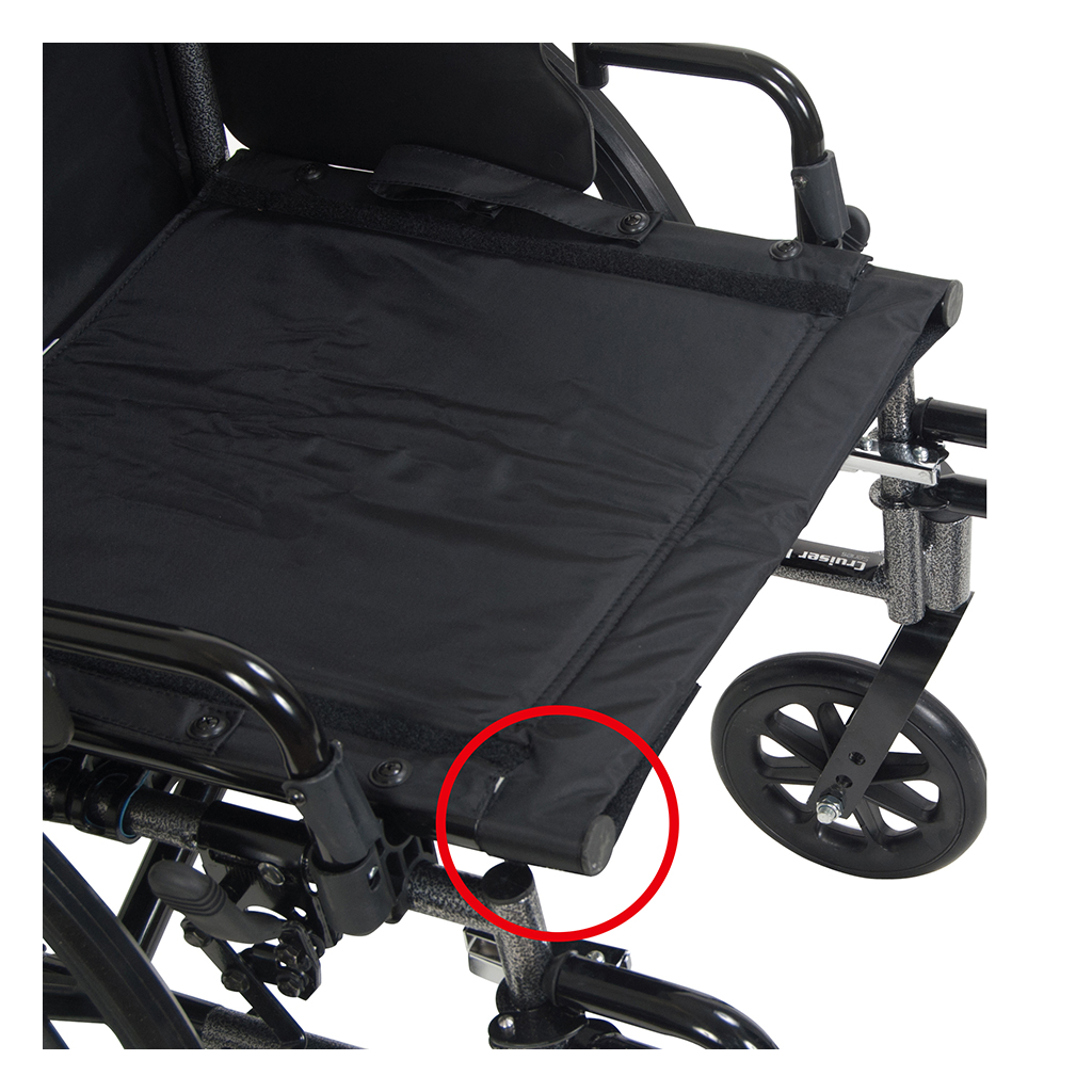 Viper Plus GT Full Reclining Wheelchair (Detachable Desk Arms, 20" Seat)_image_14