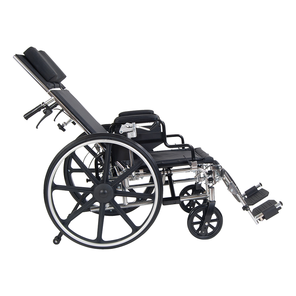 Viper Plus GT Full Reclining Wheelchair (Detachable Desk Arms, 20" Seat)_image_15