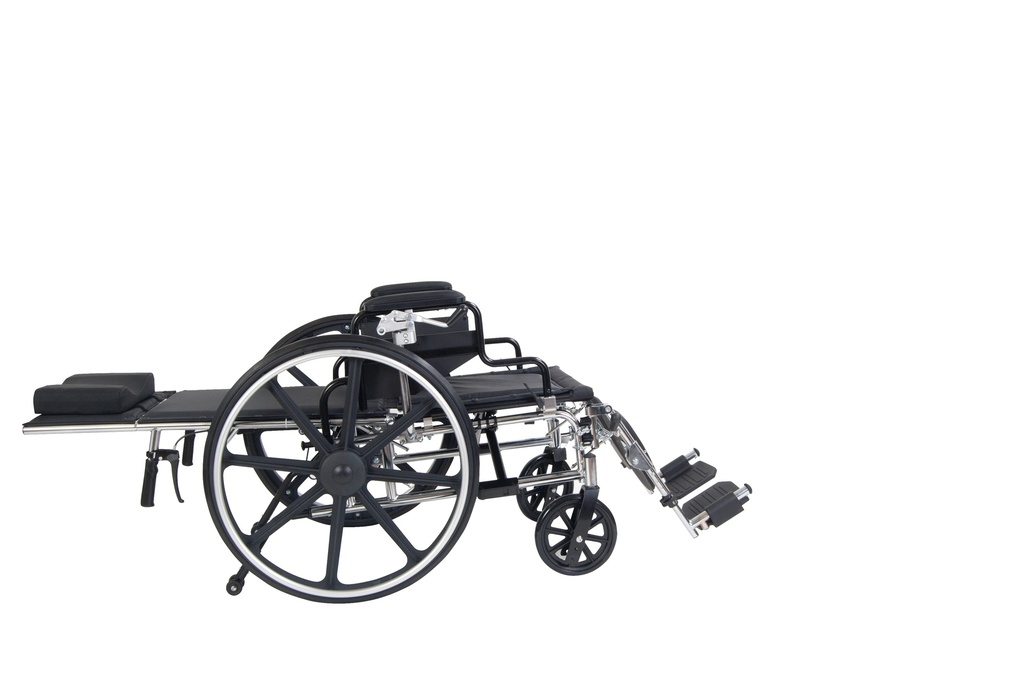 Viper Plus GT Full Reclining Wheelchair (Desk Arms, 18" Seat)_image_13