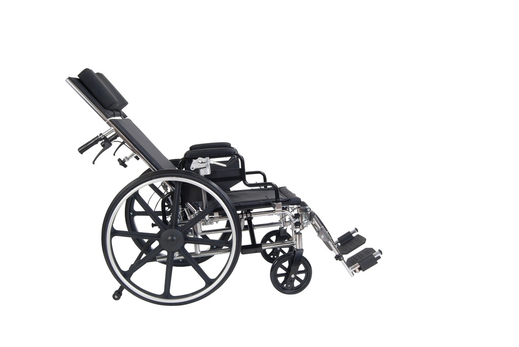 Viper Plus GT Full Reclining Wheelchair (Desk Arms, 16" Seat)_image_12