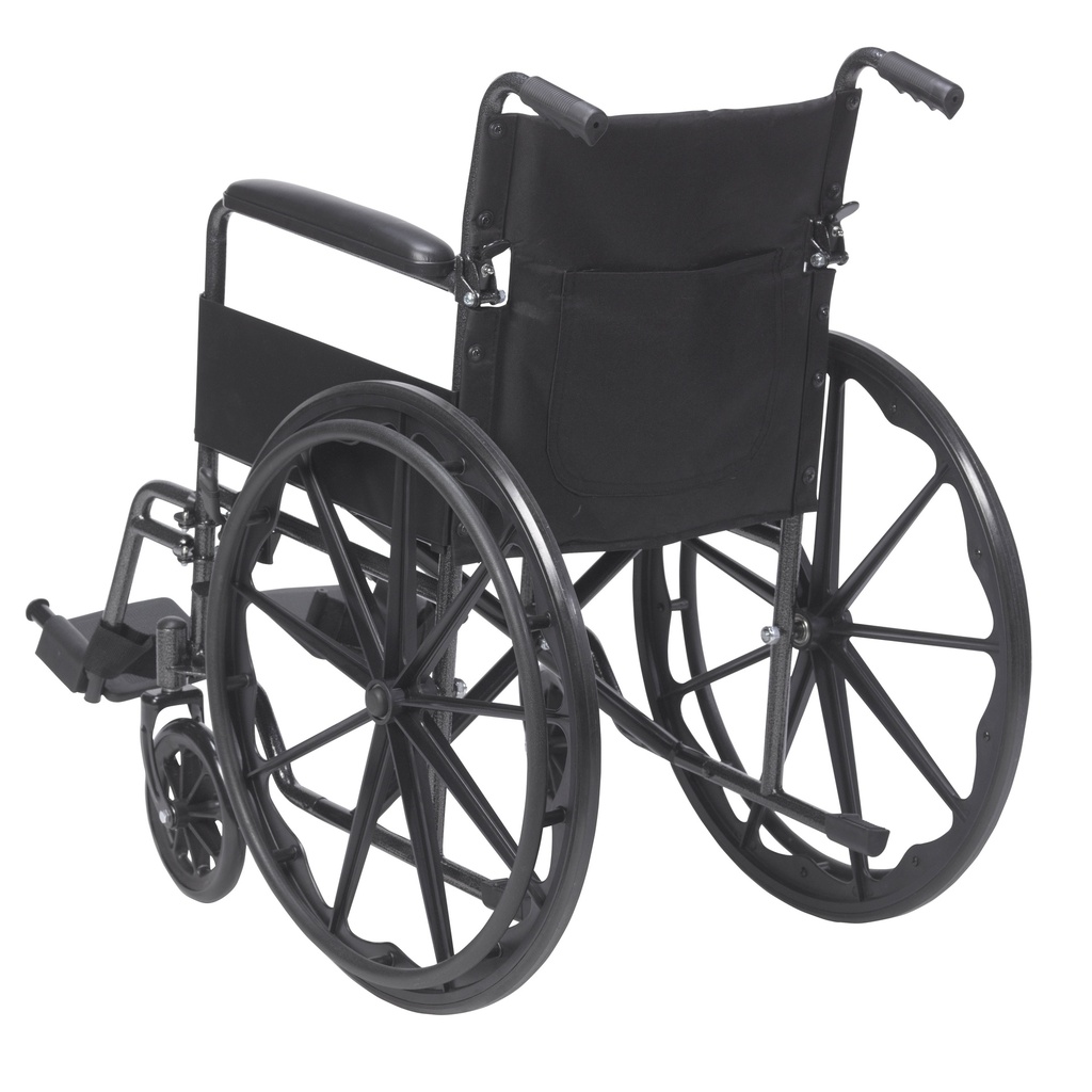 Silver Sport 1 Wheelchair with Full Arms and Swing away Removable Footrest_image_12