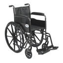 Silver Sport 2 Wheelchair (Non Removable Fixed Arms and Swing away Footrests, 18" Seat)_image_11