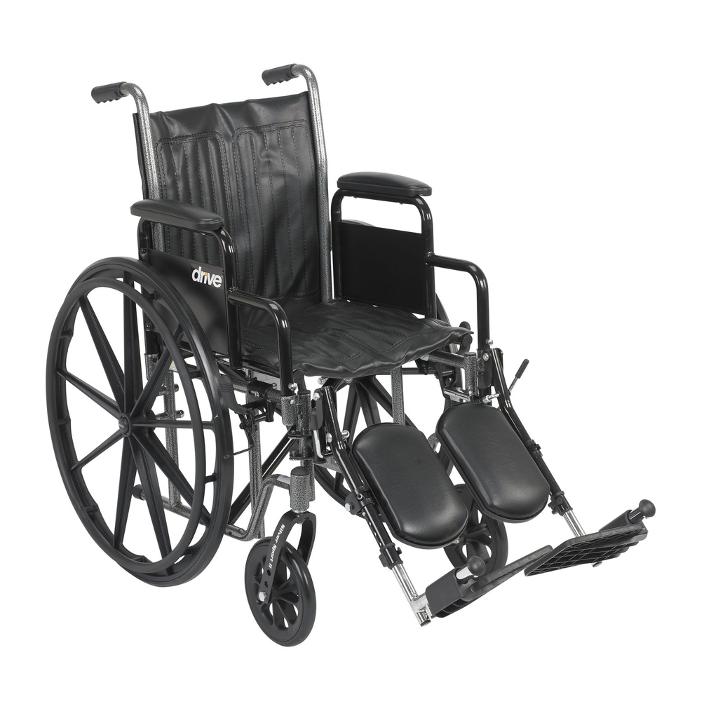 Silver Sport 2 Wheelchair (Detachable Desk Arms and Elevating Leg Rests, 16" Seat)_image_11