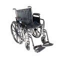Silver Sport 2 Wheelchair (Detachable Desk Arms and Swing away Footrests, 20" Seat)_image_11