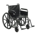 Sentra EC Heavy Duty Wheelchair (Detachable Full Arms and Swing away Footrests, 24" Seat)_image_11