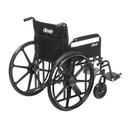 Sentra EC Heavy Duty Wheelchair (Detachable Full Arms and Swing away Footrests, 22" Seat)_image_13