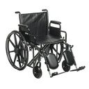 Sentra EC Heavy Duty Wheelchair (Detachable Desk Arms and Elevating Leg Rests, 22" Seat)_image_11