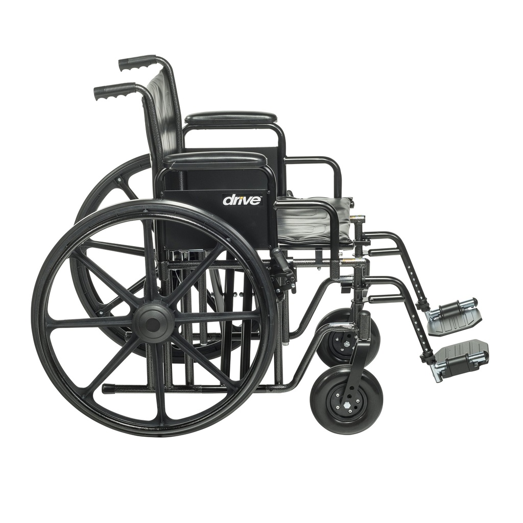 Sentra EC Heavy Duty Wheelchair (Detachable Desk Arms and Swing away Footrests, 20" Seat)_image_12